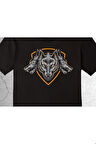 Wolf Kurt 3 Kafa Kurt Bozkurt Tişört Çocuk T-shirt