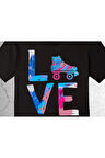 Love Paten Skate Aşk Rolling Tişört Çocuk T-shirt