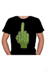 Fcktüs Kaktüs Argo Orta Parmak Tişört Unisex T-shirt