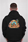 Camp Camping Çadır Çöl Kamp Sweatshirt Unisex Kapüşonlu Hoodie