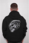 Motor Kuru Kafa Skull Sweatshirt Unisex Kapüşonlu Hoodie