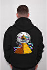 Mısır Piramit Uzay Gemisi Cosmos Space Egypt Sweatshirt Unisex Kapüşonlu Hoodie