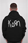 Korn Metal Music Müzik Group Heavy Metal Sweatshirt Unisex Kapüşonlu Hoodie
