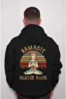 Yoga Namaste Ohm Aum Hıjode Çakra Sweatshirt Unisex Kapüşonlu Hoodie