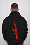 Ak-47 Kalaşnikof Keleş Sweatshirt Unisex Kapüşonlu Hoodie