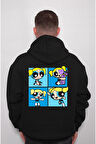 Powerpuff Girls Bubbles Süper Güç Sweatshirt Unisex Kapüşonlu Hoodie
