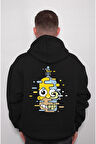 Simpsons Robotix Robot Sweatshirt Unisex Kapüşonlu Hoodie