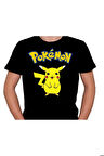 Pokemon Pikachu Pikaçu Pika Pika Tişört Unisex T-shirt