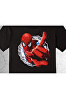 Spiderman Örümcek Adam Süper Kahraman Mask Tişört Çocuk T-shirt