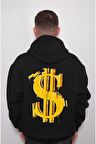 Dolar Zengin Milyoner Sweatshirt Unisex Kapüşonlu Hoodie