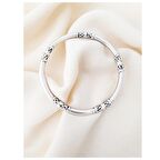 Gümüş Kaplama Antik Kadın Bileklik