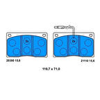 Beşer 3526 Ön Fren Balata Master Panelvan 424533