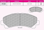 Beşer 4124 Ön Fren Balatası Isuzu D-Max 2.4 2.5 3.0 2008- 8980791040
