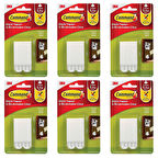 3M 17201 Command Orta Boy Cırt Bant 6 Paket