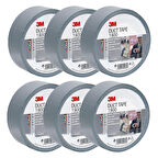 3M 1900 Gümüş Bez Bant 6 Adet 50mm*50mt