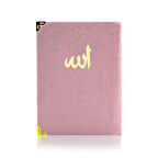 Kadife Yasin Çanta Boy Toz Pembe 