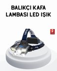 Profesyonel Şarjlı LED Far – IPX5 Suya Dayanıklı 4 Işık Modu Hareket Sensör