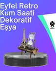 Klasik Tasarımlı Ahşap Kum Saati – Ev ve Ofis İçin Masaüstü Aksesuarı