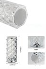 Yeni Nesil Modern Kristal Masa ve Gece Lambası Dokunmatik Renk Değiştirebilen