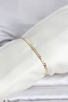 CM 14K Gold Renk Zincirli Model Kadın Bileklik 5886