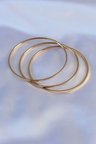 316L Çelik Gold Renk Ajda Model Kadın 65 mm Bilezik 5886