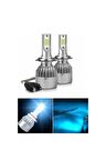 1.kalite Buz Mavi Led Xenon Şimşek Etkili H27