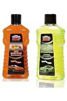 Autokit Cilalı Oto Şampuanı 1 Lt 2'li Set AUTOKİT 2Lİ