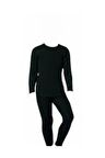 Çocuk Termal Takım Uzun Kollu Termal Bady Tayt Kız Erkek Siyah Termal Body