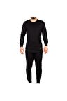 Unisex Siyah Alt Üst Takım Termal Içlik