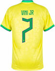 Vini Jr #7 Brezilya Ev Sahası Futbol Forması T-SHİRT