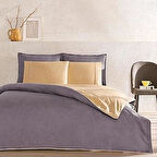 Pamuk Rıven Nevresim Takımı Antrasit Çift Kişilik