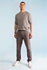 Beli Lastikli Rahat Kalıp Pantolon-Antrasit-31