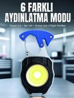 Araç Kamp Outdoor ve Tamir İşleri İçin Çok Amaçlı COB LED Şarjlı Kurtarma ve Çalışma Feneri