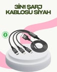 Hızlı Şarj Destekli Çoklu Şarj Kablosu – Seyahat ve Günlük Kullanım
