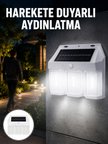 3 in 1 Solar Duvar Lambası – IP65 Su Geçirmez, Hareket Sensörlü Yeni Nesil