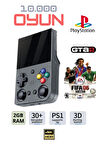 El Atarisi 3.5 Hd Ekran Gamepad Nostalji Oyun Atari PSP/PS1/Fıfa Gta Mario 10.000 Games Oyun Konsolu