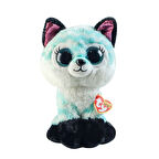 TY Beanie Boos Mavi Şevron Desenli Peluş Tilki Atlas 17 cm