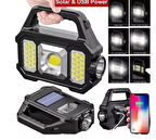 P-880a Solar Powerbanklı Şarjlı Taşınabilir Güçlü Fener