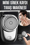 Tıraş Makinesi Mini Sıfır Sakal Yanak Tıraş Makinesi USB Şarjlı