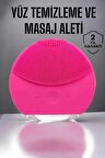 Profesyonel Yüz Temizleme Masaj Aleti Su Geçirmez, Kablosuz Şarj Özellikli Kolay Temizlenebilir