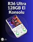 R36 Ultra El Konsolu – 4” HD IPS Ekran, 128GB Dahili Hafıza, 30.000 Oyun Yüklü