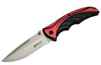 Mtech Handsome 455 Kırmızı Kamp Çakı 21cm - Yarı Otomatik, Kemerlikli