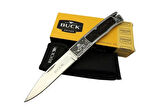 Buck Knives BK-001BRV Kamp Çakı 23 cm - Metal; Kauçuk İşlemeli Sap, Kılıflı