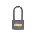 YMK Eko Gri Döküm Uzun Kancalı Asma Kilit 32mm