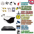 1 KAMERALI ŞIK METAL KASALI HAREKET ALGILAMALI 500GB HDDLİ GÜVENLİK KAMERASI SETİ 336 MODELİ