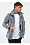 Unisex Peluş Polar Hırka Ceket