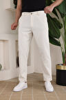Erkek Casual Slim Fit Cord Desenli Kumaş Pantolon