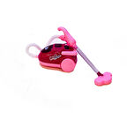 Pilli Oyuncak Elektrikli Süpürge Pembe 15 cm