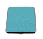 Angelo Kapitone İşleme Deri Kaplama Tabaka - Mavi