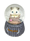 Şanslı Kedi - Lucky Cat Işıklı ve Müzikli Kar Küresi Büyük Boy